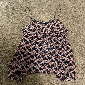 Paisley print sheet lined cami
